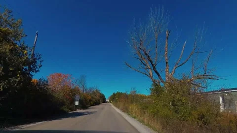 AutumnDrive25 Stock Footage 142100338