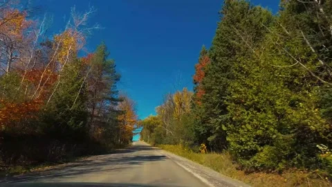 AutumnDrive26 Stock Footage 142100319