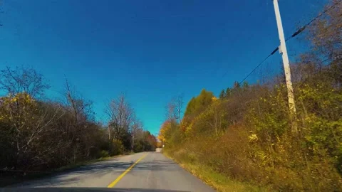 AutumnDrive27 Stock Footage 142100312