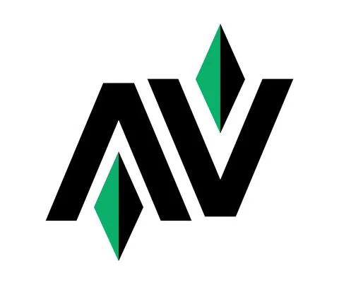 Av letter logo Stock Illustration
