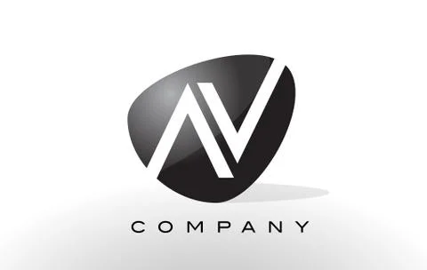 AV Logo.  Letter Design Vector. Stock-Illustration