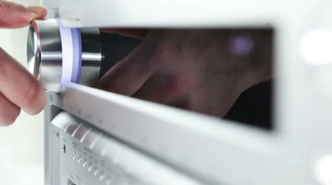 AV Receiver volume down Stock Footage 47238398