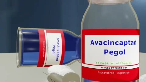 Avacincaptad Pegol Rolling Vial (Closeup) Stock-Footage 314791072