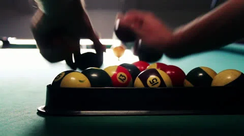 AVAILABLE BILLIARD BALLS Stock Footage 25706932