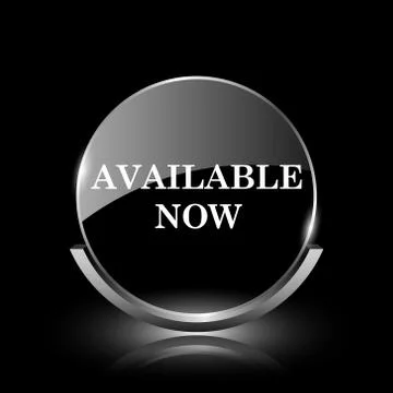 Available now icon Stock Illustration
