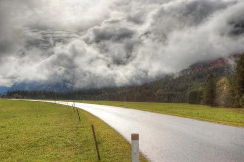 An avalanche of clouds Stock Photos
