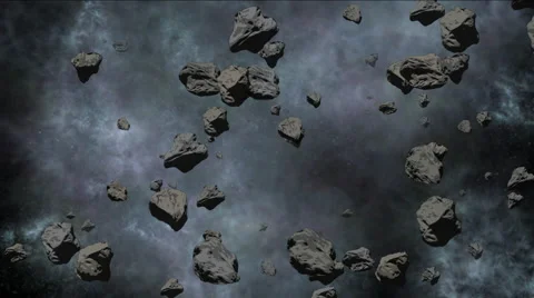 Avalanche of meteorites Stock Footage 66197913