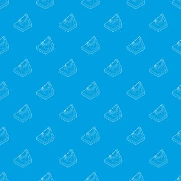 Avalanche pattern vector seamless blue Stock Illustration