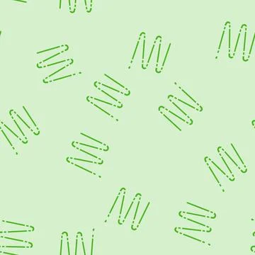 Avalanche probe ski resort glyph vector seamless pattern Stock Illustration