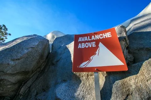 Avalanche Sign Stock Photos