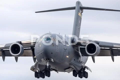 Avalon, Australia - February 25, 2013: United States Air Force (USAF) Boeing Stock Photos