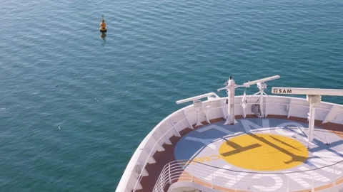 Avalon, CA, USA. Dec 05, 2025: Cruise ship docked at Avalon, Santa Catalina Stock Footage 323492131