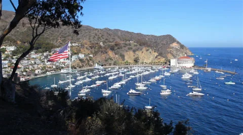 Avalon Harbor 10 HD Stock Footage 35870519