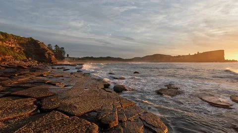 Avalon Sunrise Stock Footage 202320829