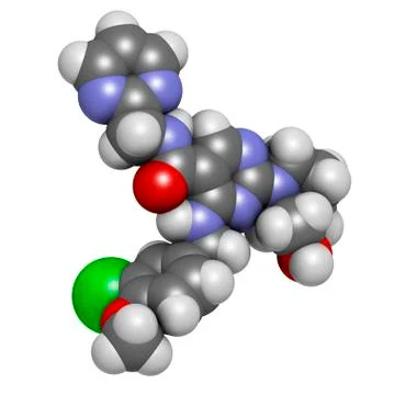 Avanafil erectile dysfunction drug Illustrazione stock