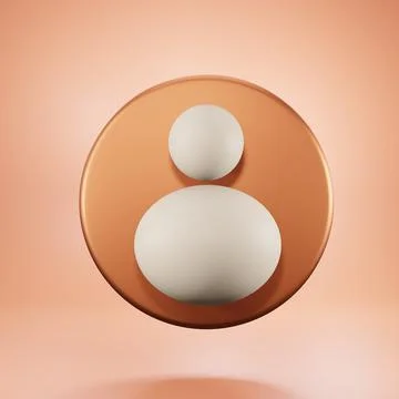 Avatar 3d rendering Stock-Illustration