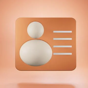 Avatar 3d rendering Stock-Illustration