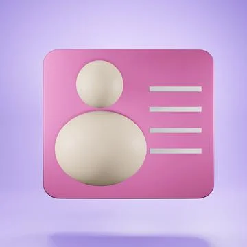 Avatar 3d rendering Stock-Illustration