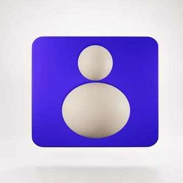 Avatar 3d rendering Stock Illustration