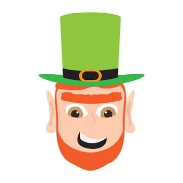 Avatar of a angry irish elf Stock Illustration