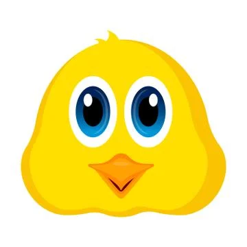 Avatar of a chick Stock Illustration
