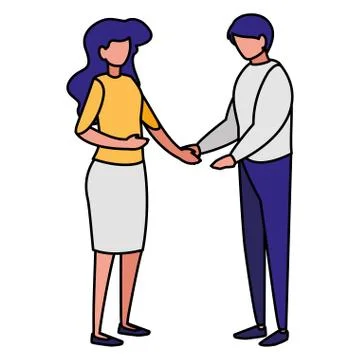 Avatar couple icon Ilustración de archivo