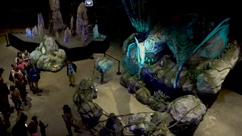 Avatar The Experience at Gardens by the bay, Cloud Forest, Singapore (4K) 動画素材 221746346