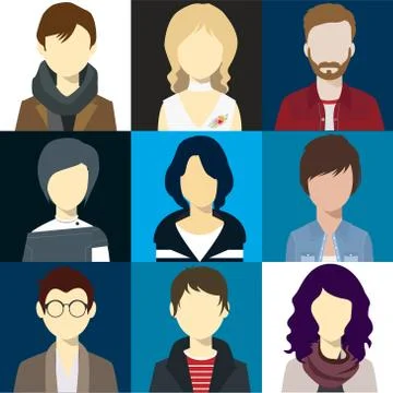 Avatar icon Stock Illustration