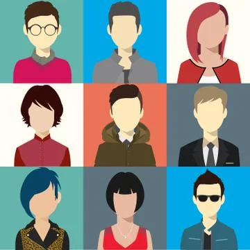 Avatar icon Stock Illustration