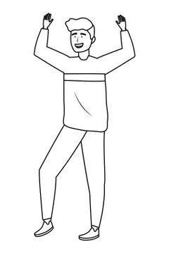 Avatar of a man design vector illustrator Stock Illustration