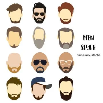Avatar men Stock Illustration