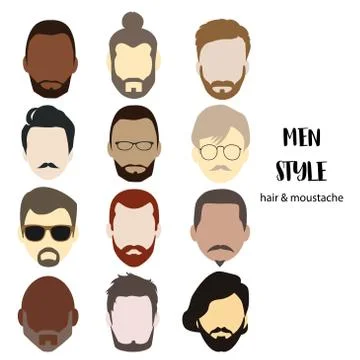Avatar men Stock Illustration