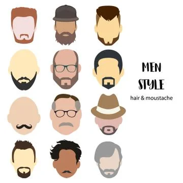Avatar men Stock Illustration