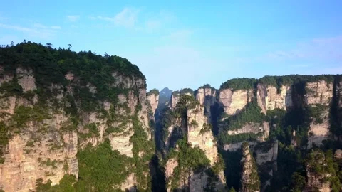 The Avatar Mountains of China 1 Stock Footage 314597313