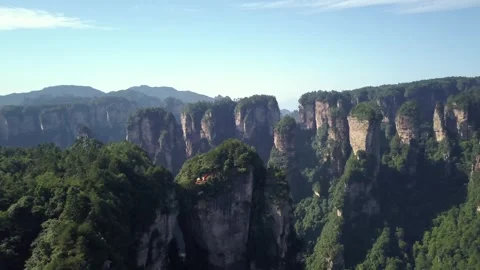 The Avatar Mountains of China 9 Stock Footage 314597316