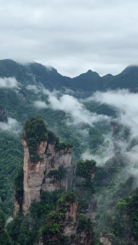 Avatar mountains landscape Stock Footage 337646447