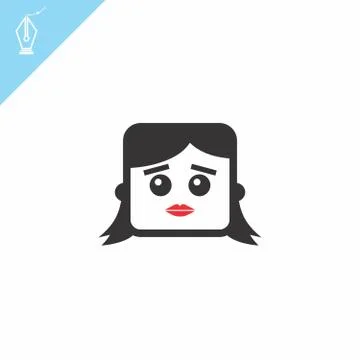 Avatar portrait Stock Illustration