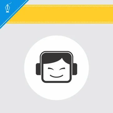 Avatar portrait Stock Illustration