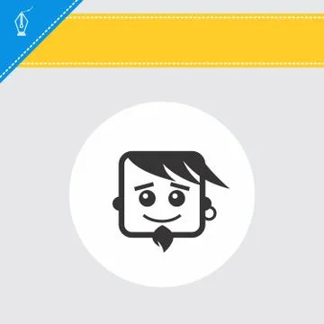 Avatar portrait Stock Illustration