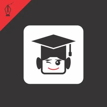 Avatar portrait Illustrazione stock