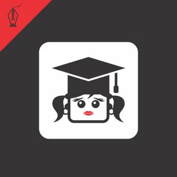 Avatar portrait Illustrazione stock