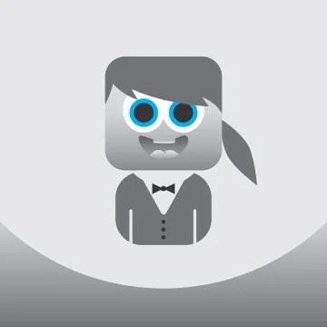 Avatar portrait Stock-Illustration