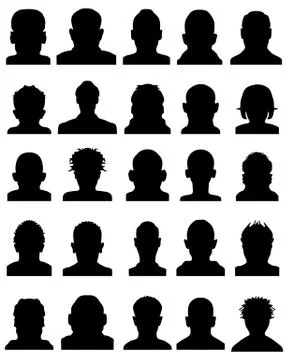 Avatar profile Illustrazione stock