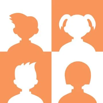 Avatar profile picture Stock Illustration