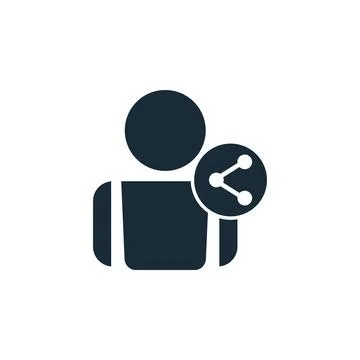Avatar Profile Share Icon Design Template Elements Stock Illustration
