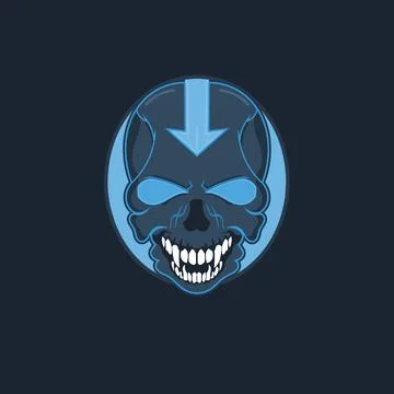 Avatar skull Stock Illustration