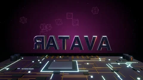 AVATAR Technology Concept Video stock 340072782