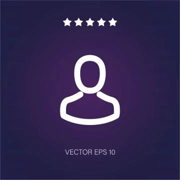 Avatar vector icon Stock Illustration