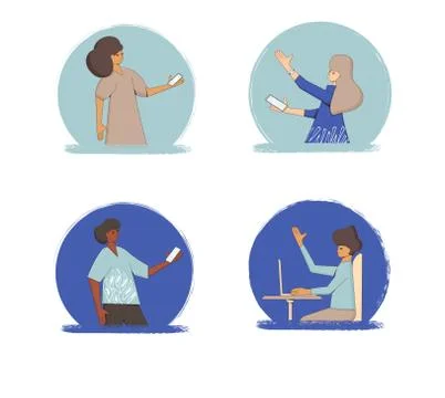 Avatars set.  Stock Illustration