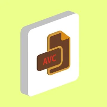 AVC computer symbol Stock Illustration